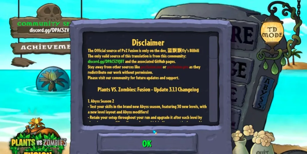 PvZ Fusion PC installation process on Windows